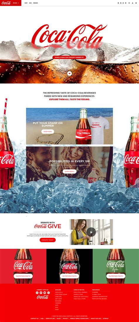 coca cola website for employees.